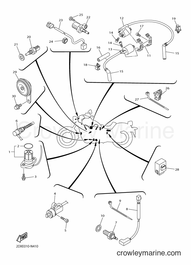 Yamaha Motors XVS950CU (2DXE) [010] - ELECTRICAL 1