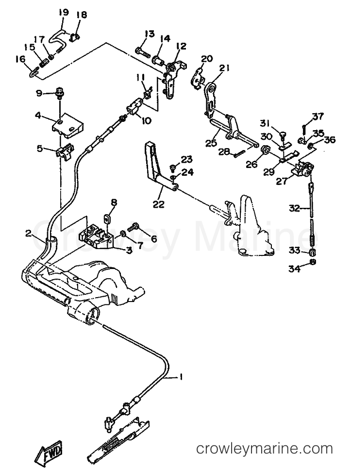 Yamaha Motors F9.9B (6G9) [999] - CONTROL