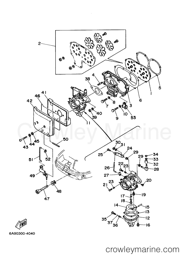 Yamaha Motors 20C (6A96) [080] - INTAKE