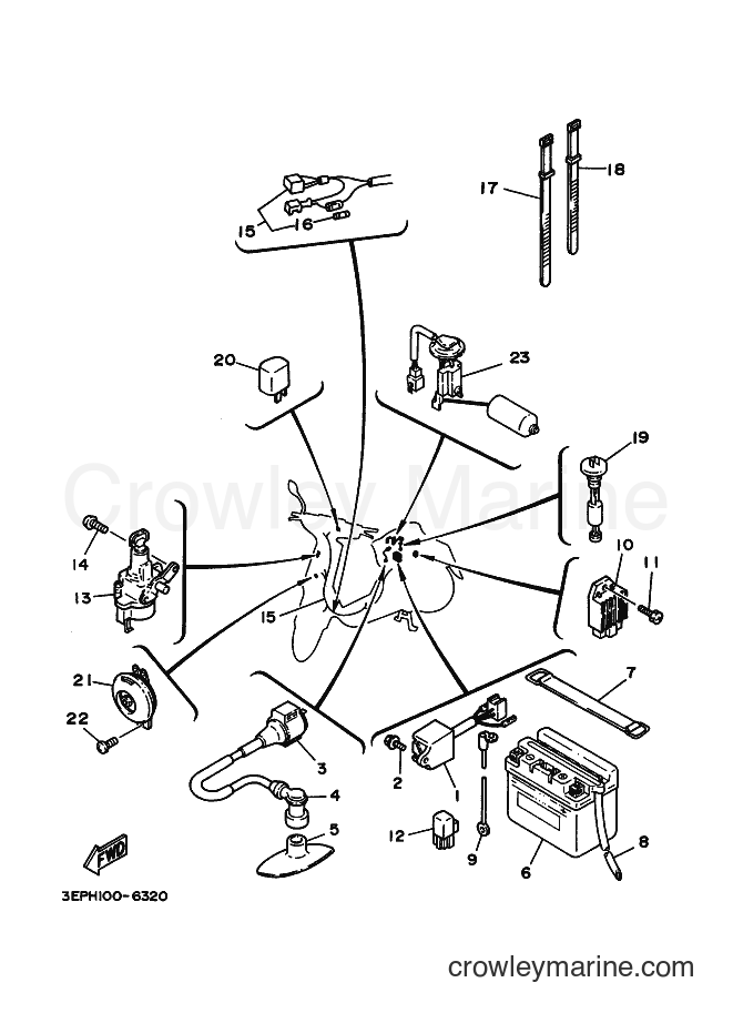Yamaha Motors SH50 (3EPT) [010] - ELECTRICAL 1