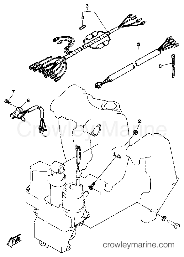 Yamaha Motors 150ETXD - BRACKET 2