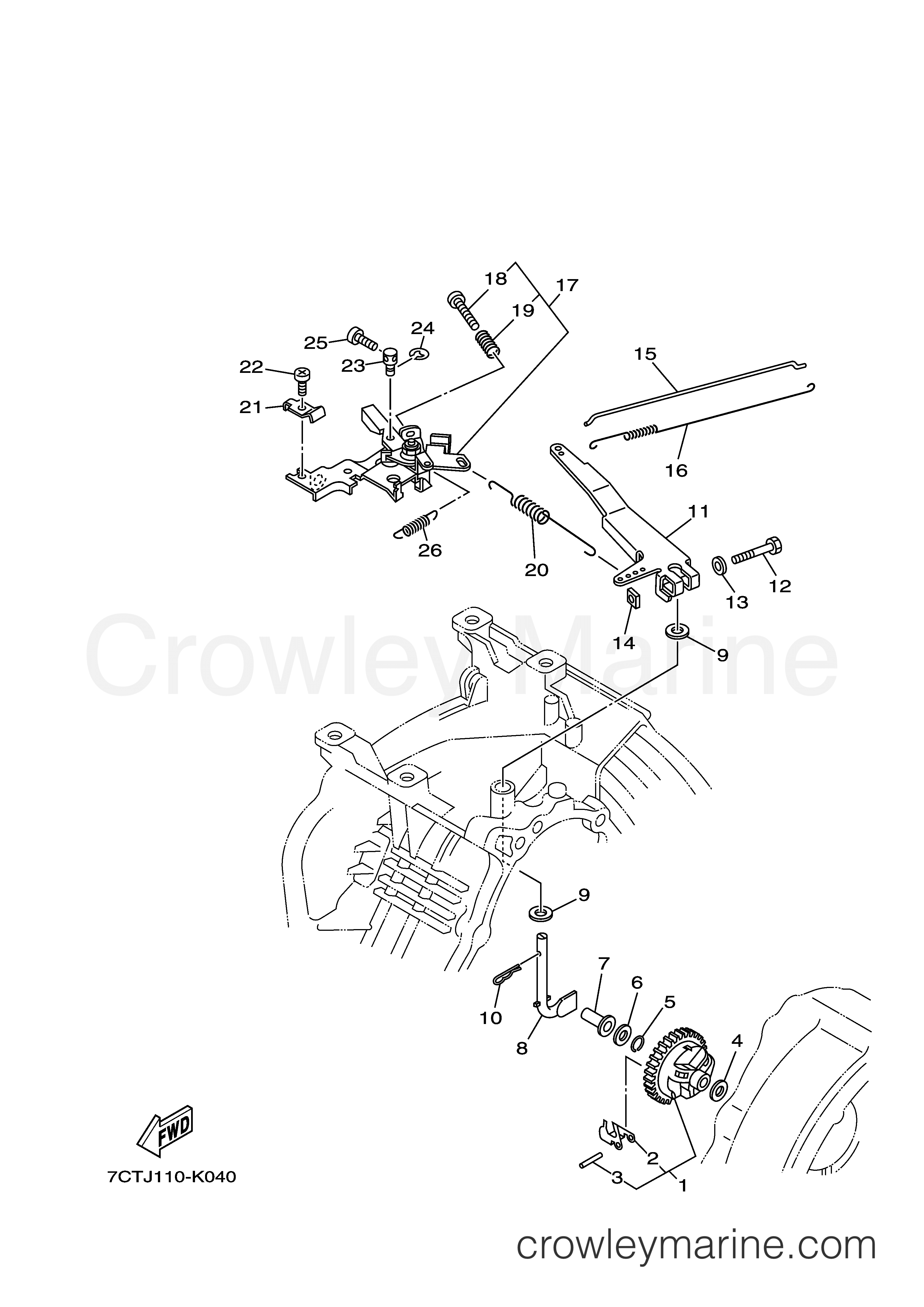 Yamaha Motors MZ360A2K - GOVERNOR
