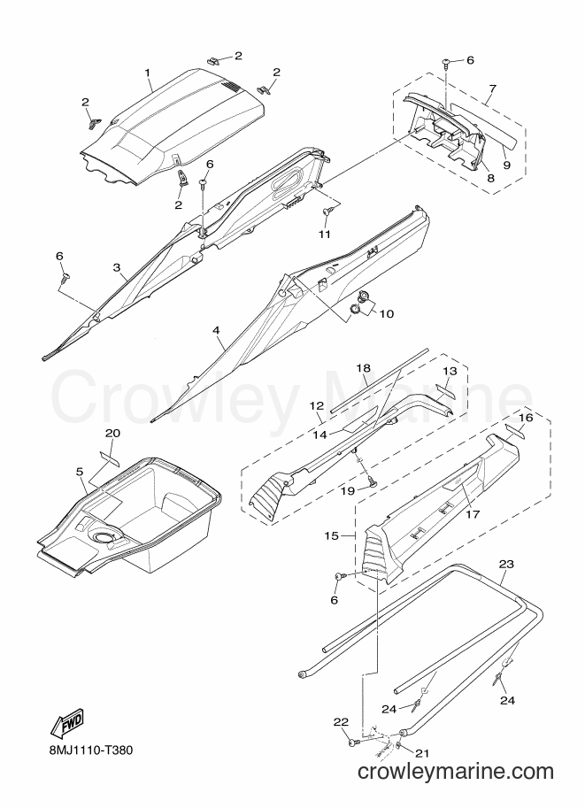 2018 Snowmobile SRS10SD46 - SRS10SD46 (8MJ1) [010] - BUMPER