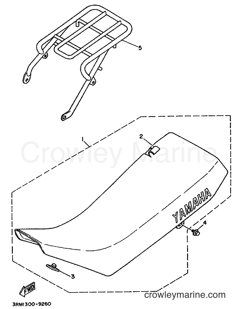 Yamaha Motors DT125R (4CJ6) [010] - SEAT