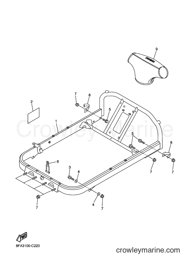 Yamaha Motors RX10ST (8FG1) [020] - STEERING GATE