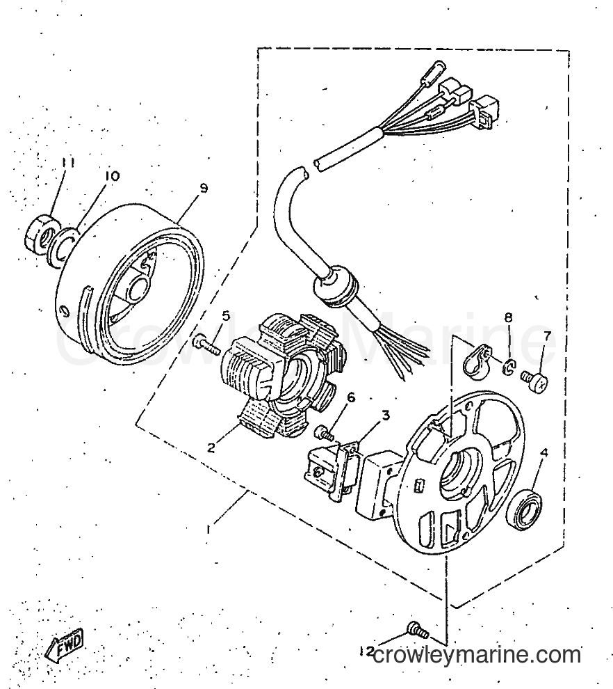 Yamaha Motors YN50 (5BW1) [010] - GENERATOR