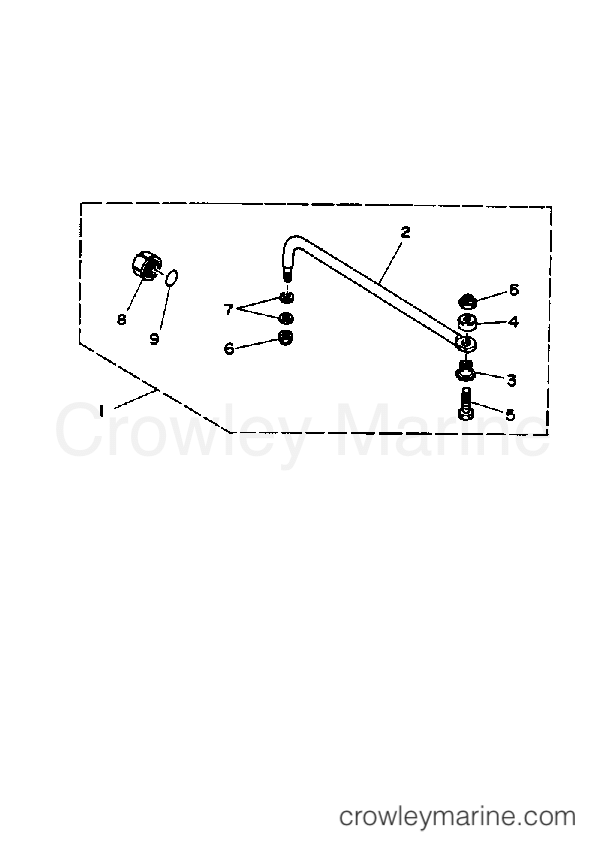 Yamaha Motors 150TXRP - STEERING GUIDE ATTACHMENT