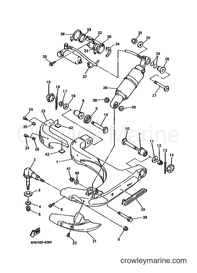 1994 Street Bike GTS1000A - GTS1000A (4HH6) [010] - STEERING 2