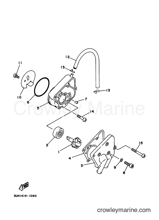1997 Scooter XC150LC - XC150LC (3UH6) [999] - WATER PUMP