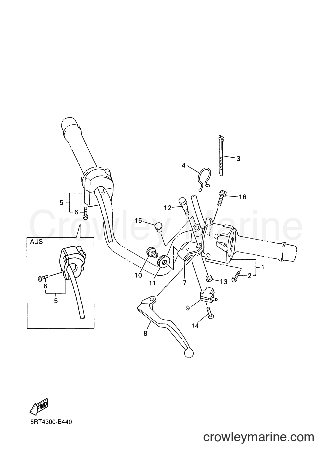 2003 Street Bike FZS600 - FZS600 (5RT4) [100] - HANDLE SWITCH & LEVER