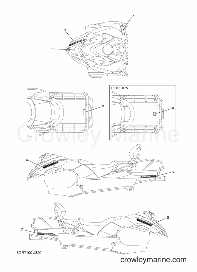 2013 Snowmobile RPZ50MP - RPZ50MP (8GRE) [010] - EMBLEM