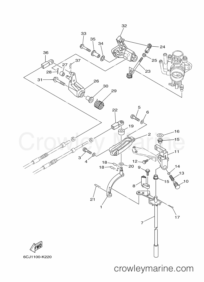 Yamaha Motors F70AETL (6CJ3) [110] - CONTROL