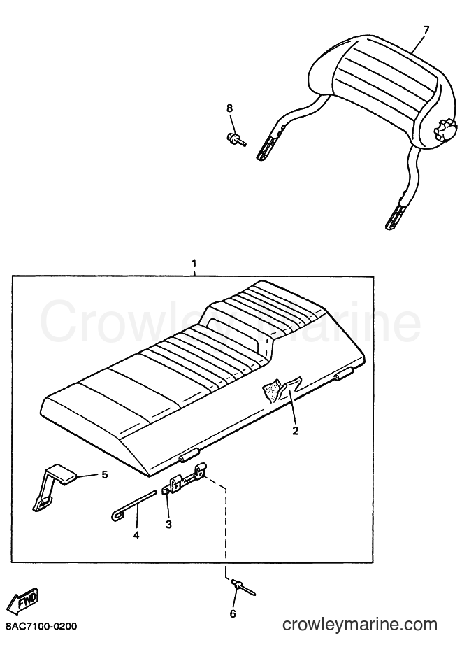 Yamaha Motors VK540E-3 (8AC9) [030] - SEAT