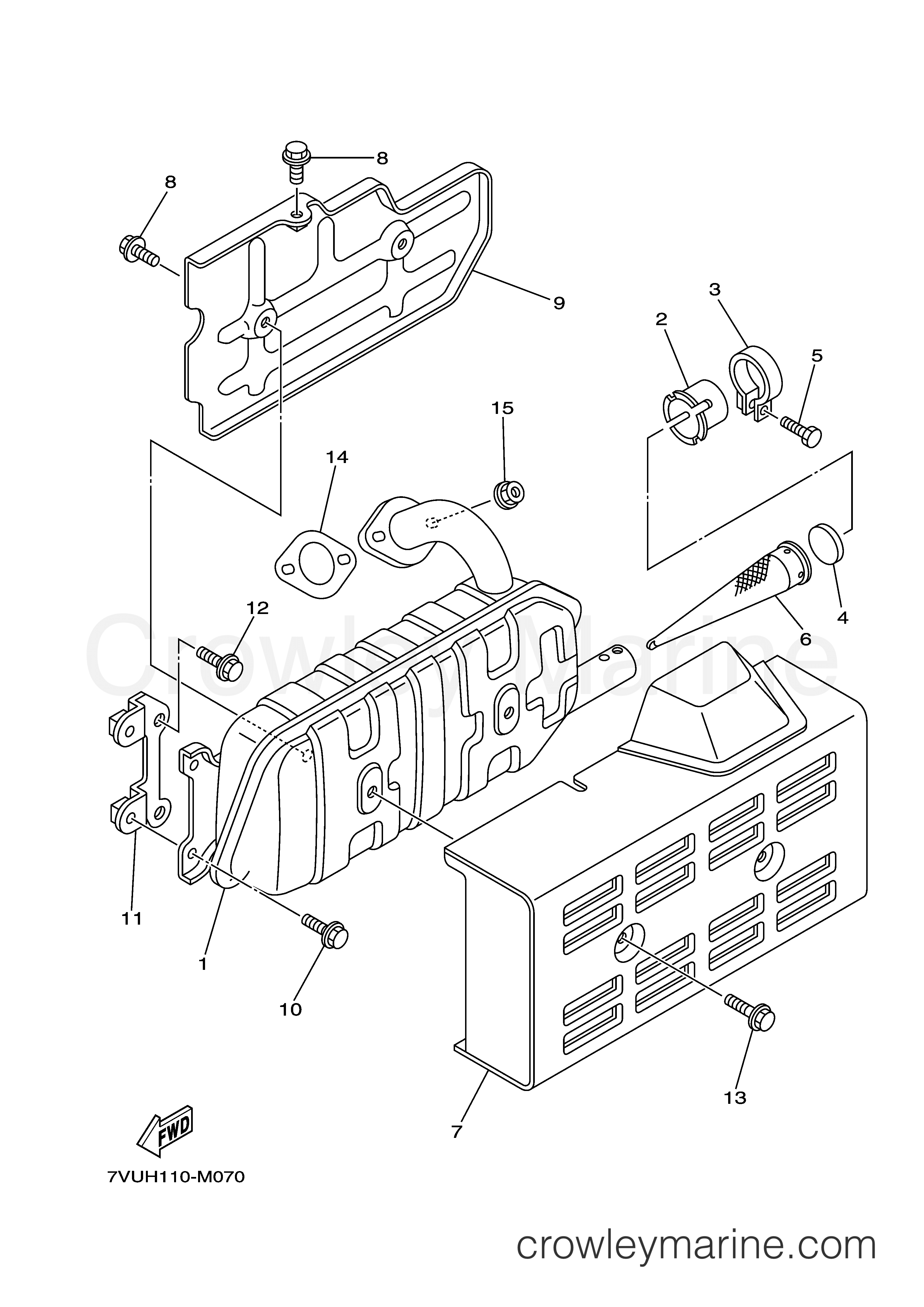 Yamaha Motors EF2800IK - EXHAUST