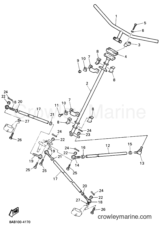 Yamaha Motors VX500E (8BP1) [040] - STEERING