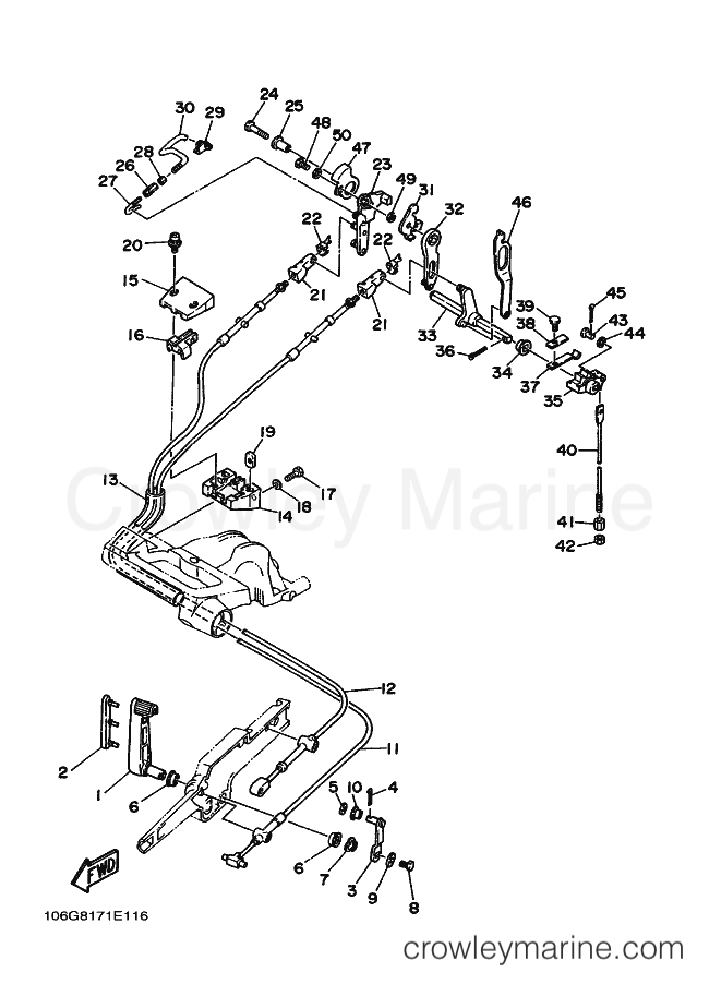 Yamaha Motors F9.9A (6G8) [020] - CONTROL