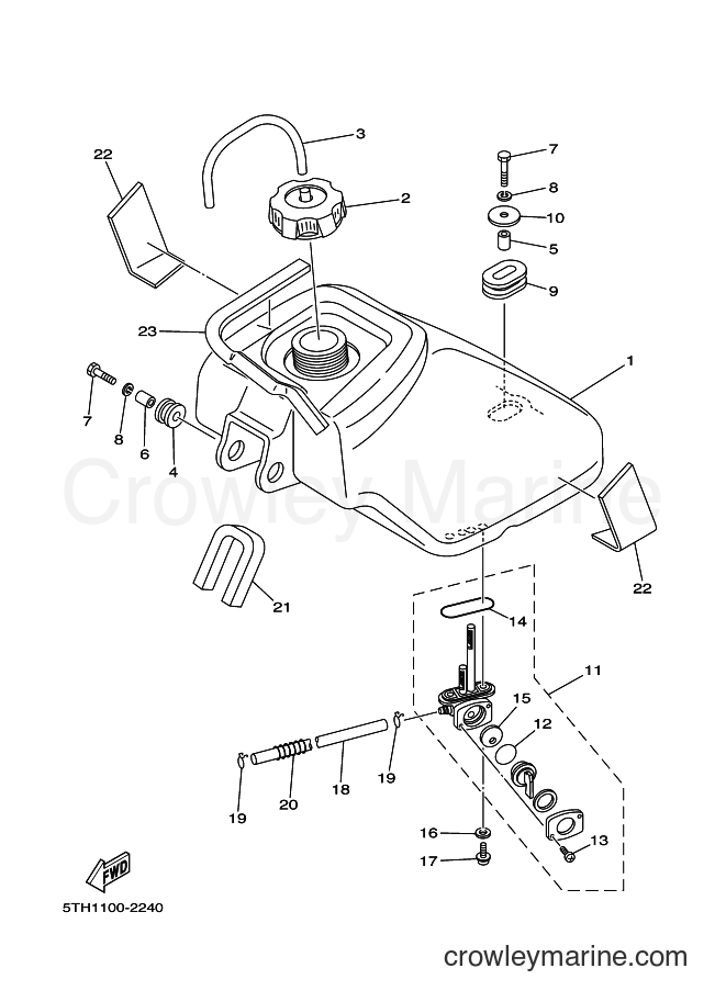 2006 ATV YFM80W - YFM80W (5THF) [010] - FUEL TANK
