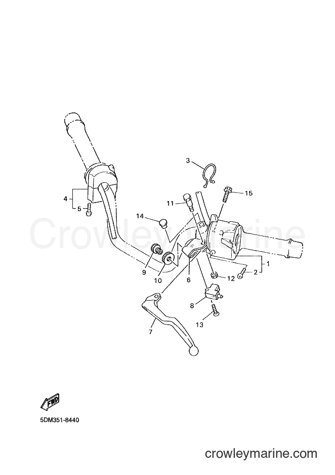 1999 Street Bike FZS600 - FZS600 (5DM4) [090] - HANDLE SWITCH & LEVER
