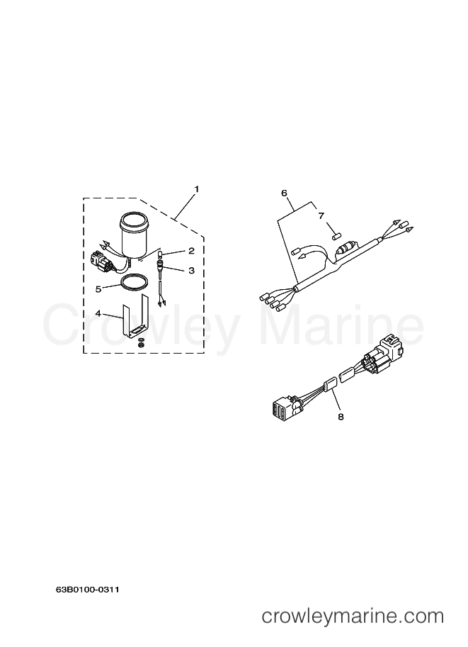 Yamaha Motors 55B (6977) [110] - METER