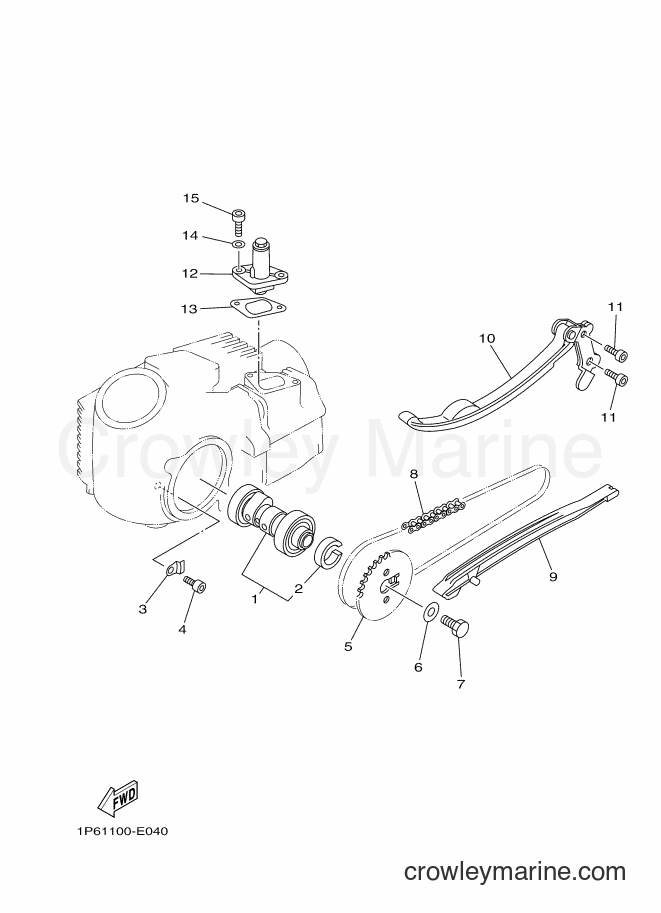2013 Dirt Bike TT-R50E - TT-R50E (2CJ2) [010] - CAMSHAFT & CHAIN
