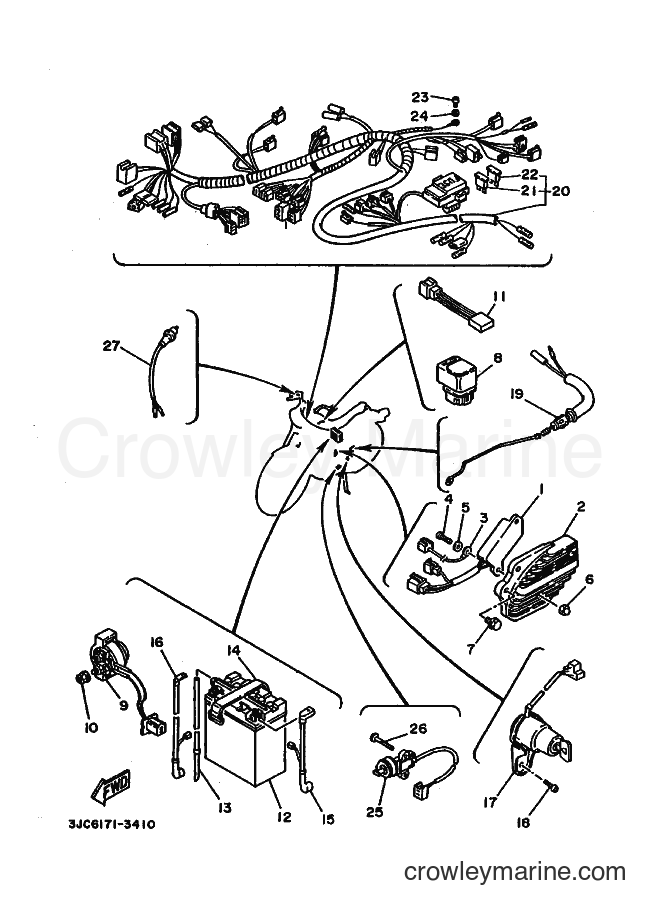 Yamaha Motors XV535 (3JCC) [010] - ELECTRICAL 1