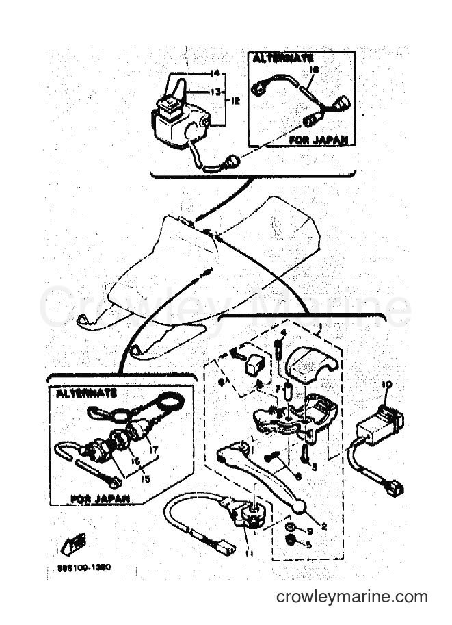 Yamaha Motors EX570E (88S1) [040] - ELECTRICAL 2