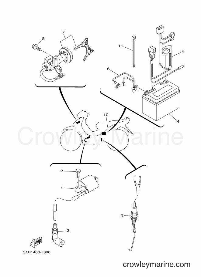 Yamaha Motors T115SE (31B3) [010] - ELECTRICAL 1