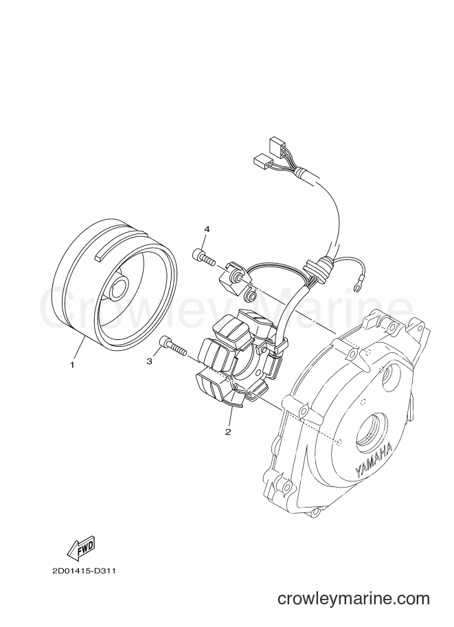 2012 Street Bike YBR125ESD - YBR125ESD (51P2) [010] - GENERATOR