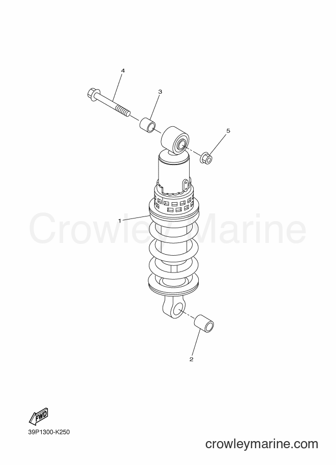 Yamaha Motors FZ8-SA (1BD2) [010] - REAR SUSPENSION