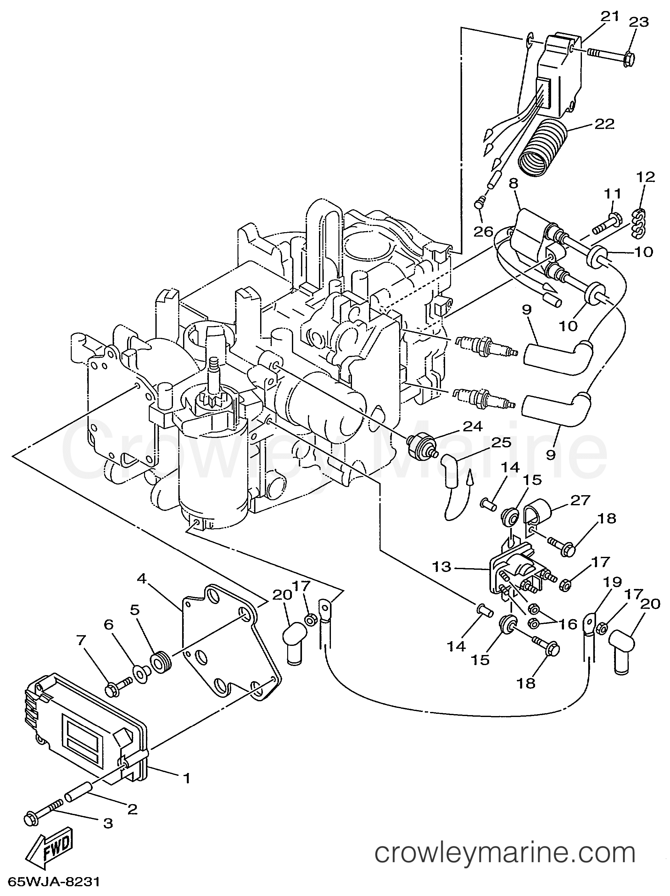 Yamaha Motors F25ELHX - ELECTRICAL 1