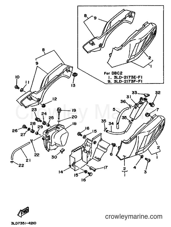 Yamaha Motors XTZ750 (3SC6) [999] - SIDE COVER