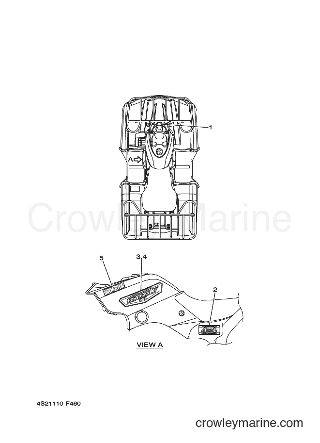 2007 ATV YFM350FWAN - YFM350FWAN (4S23) [010] - GRAPHICS