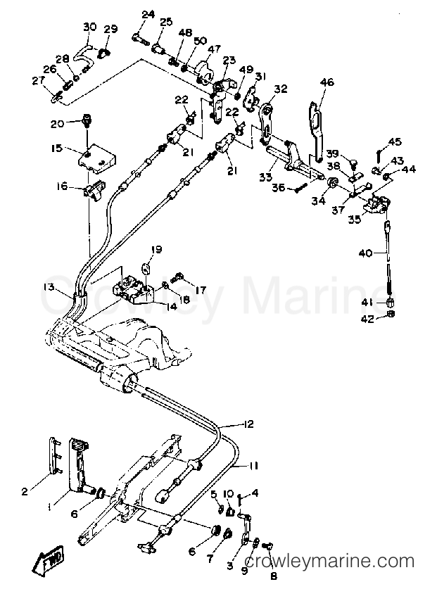 Yamaha Motors T9.9EXHP - CONTROL ENGINE