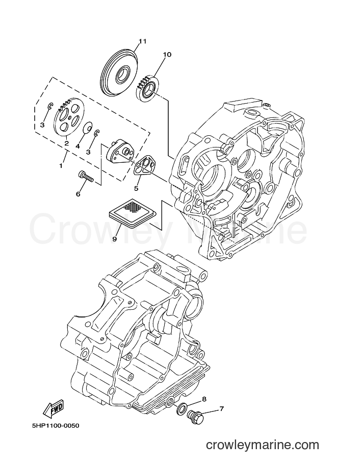 2000 Dirt Bike TT-R125 - TT-R125 (5HP1) [030] - OIL PUMP