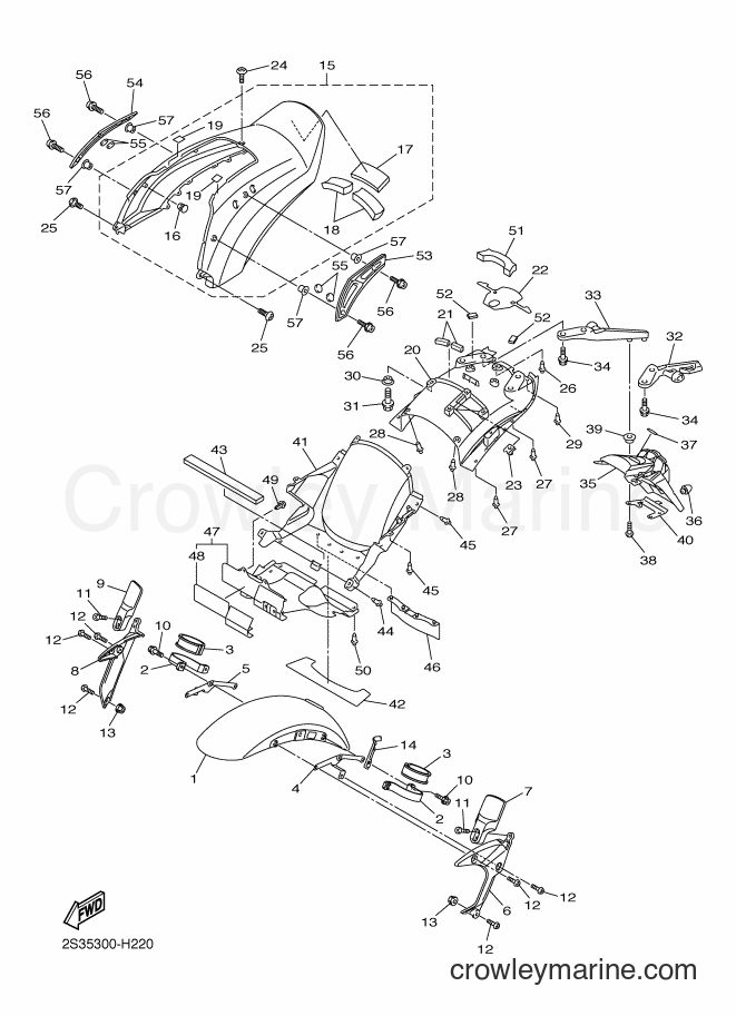 Yamaha Motors VMX17 (2S37) [010] - FENDER