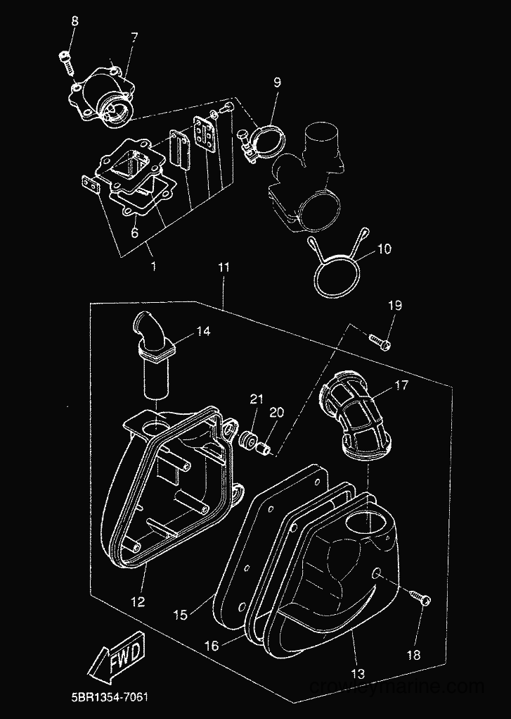 Yamaha Motors YQ50 (5KH3) [010] - INTAKE