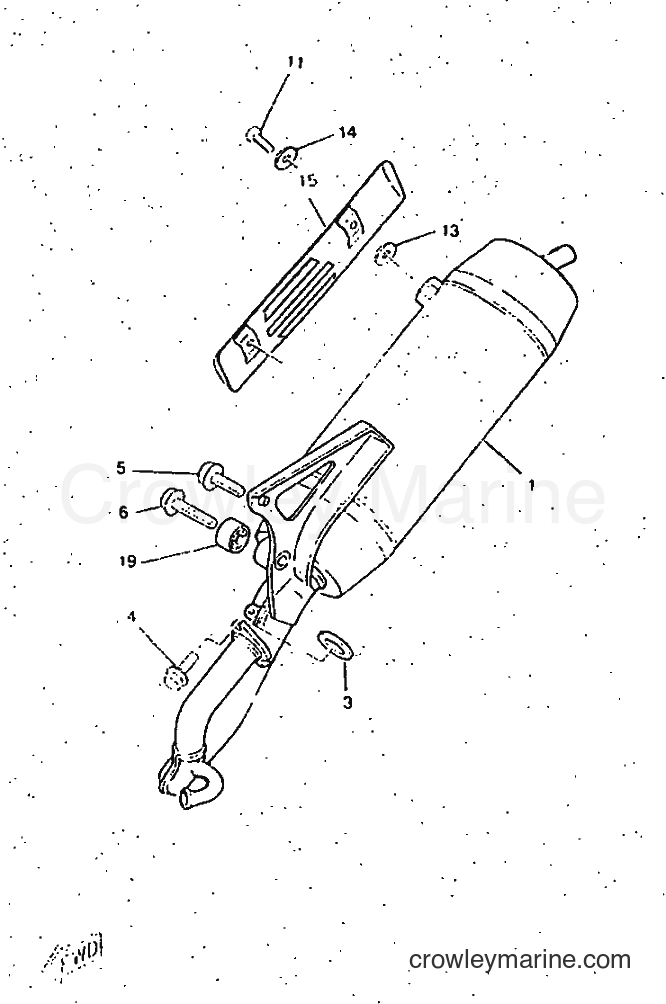 1997 Scooter CW50 - CW50 (4VVB) [999] - EXHAUST