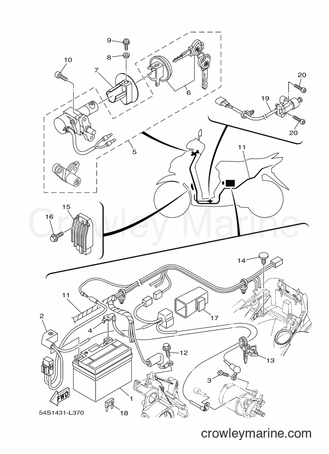 Yamaha Motors AL115F (54S1) [010] - ELECTRICAL 1