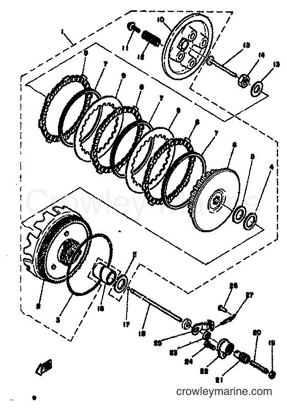 1978 Scooter LB80 - LB80 (1F5) [999] - CLUTCH