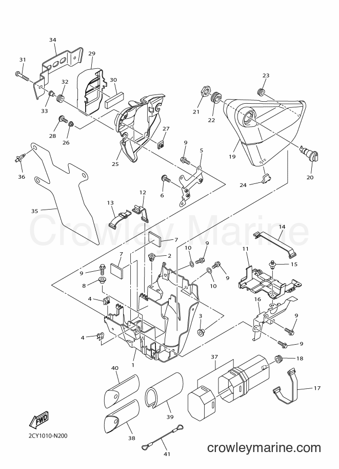 Yamaha Motors XVS950CU (2CY2) [010] - SIDE COVER