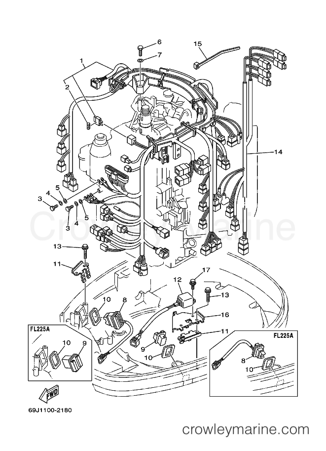 Yamaha Motors F225A (69J1) [04A] - ELECTRICAL 3