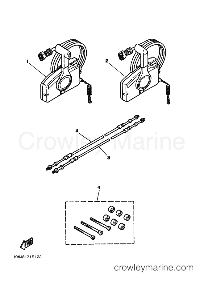 Yamaha Motors 30D (6J8) [030] - REMOTE CONTROL