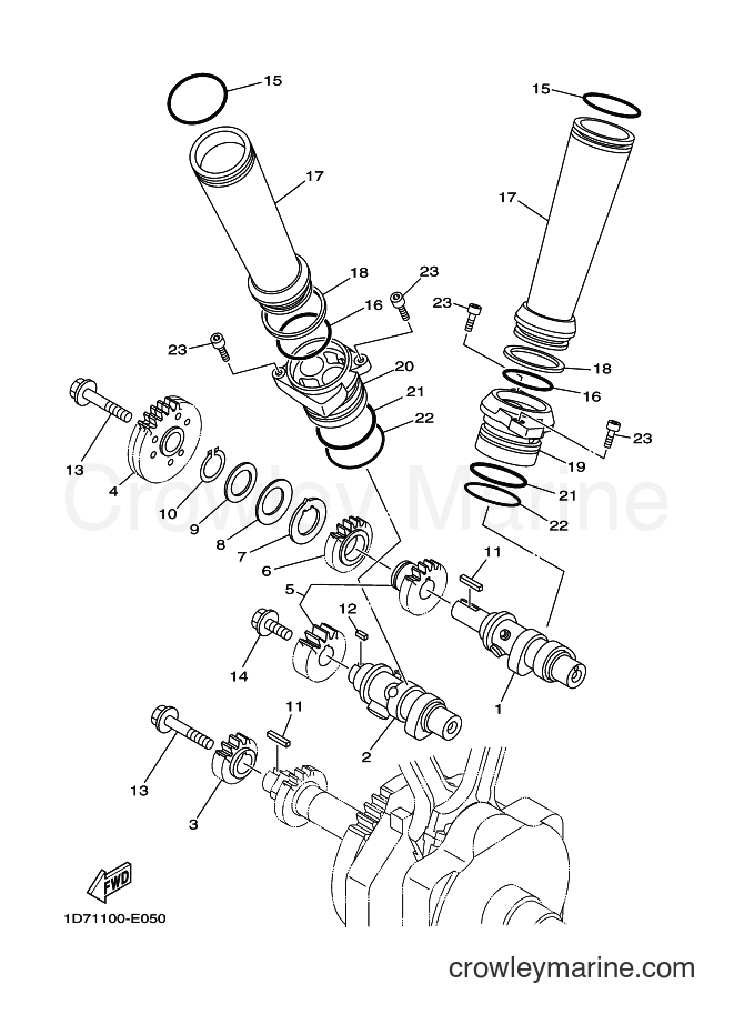 2006 Cruiser XV1900CT - XV1900CT (2C53) [020] - CAMSHAFT & CHAIN