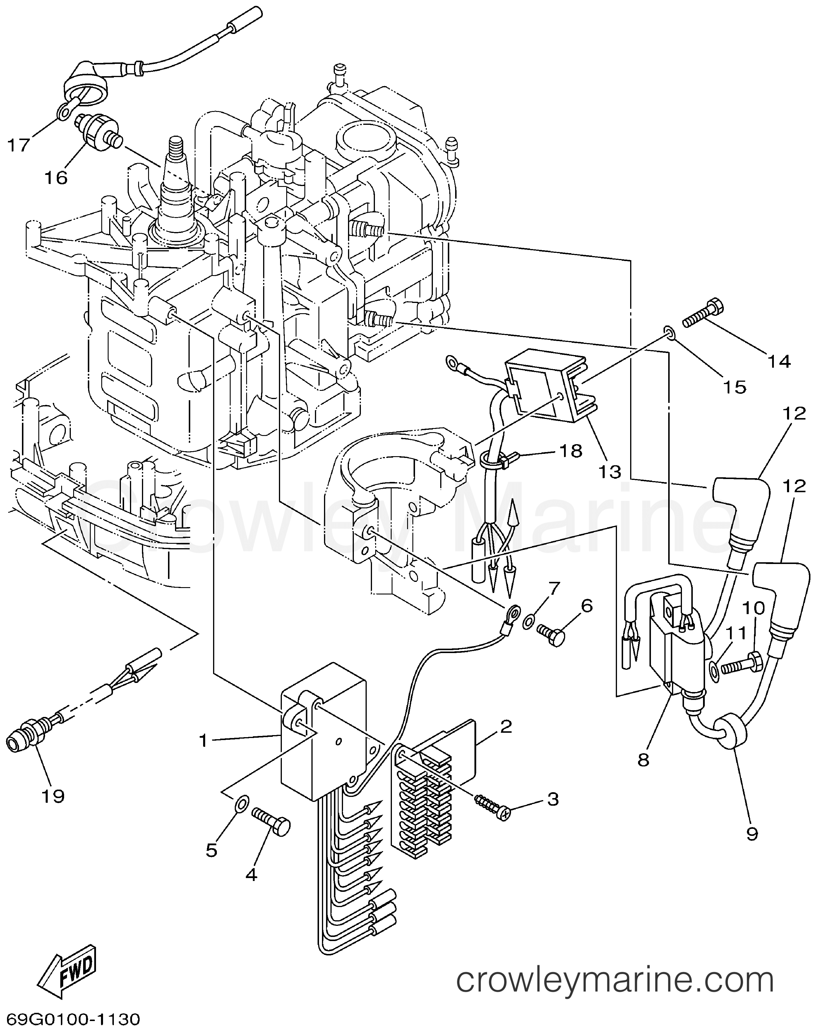 Yamaha Motors T8ELHA - ELECTRICAL 1