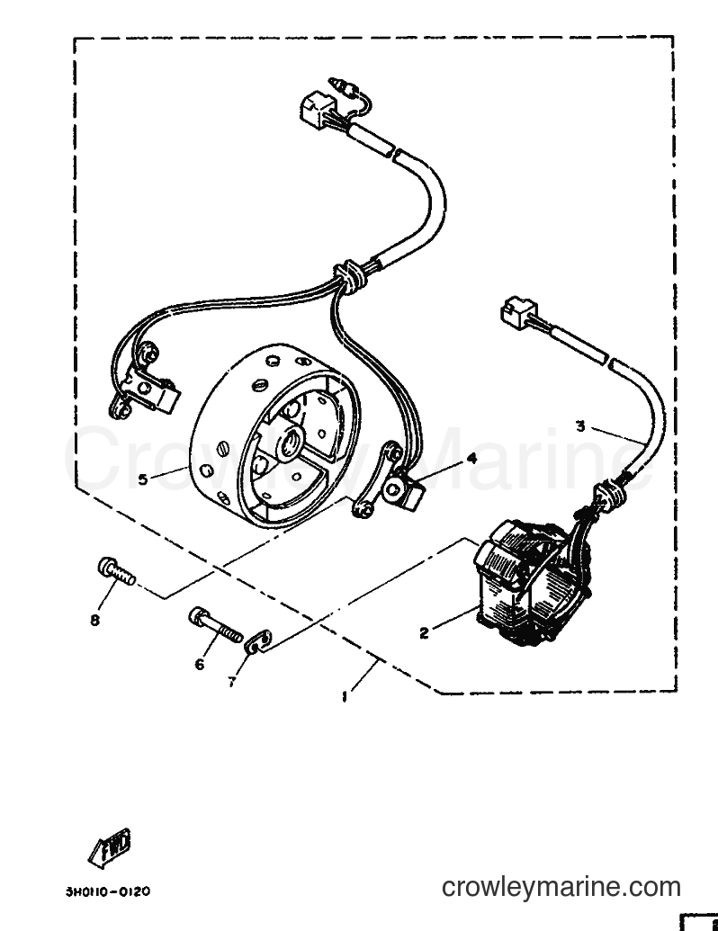 Yamaha Motors SR125 (3MW2) [99A] - GENERATRICE