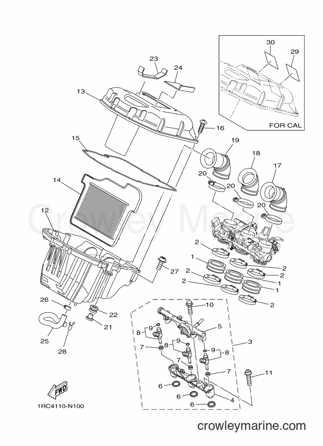 2016 Street Bike MT09TRA - MT09TRA (2SCH) [010] - INTAKE 2