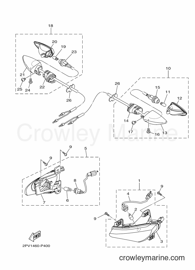 Yamaha Motors T150 (2PV4) [010] - FLASHER LIGHT