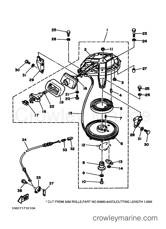 Yamaha Motors 15D (6E8) [040] - STARTER