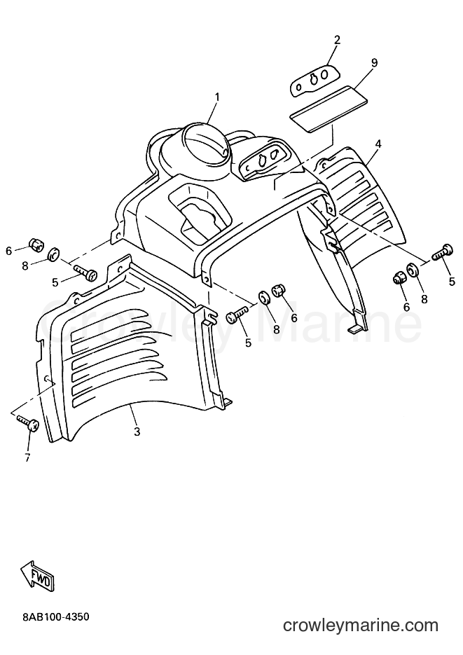 Yamaha Motors VX500E (8BP1) [030] - INSTRUMENT PANEL