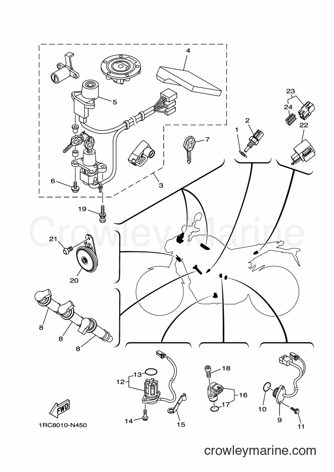 2016 Street Bike MT-09 - MT-09 (B878) [010] - ELECTRICAL 2